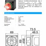 Batterijkeuzeschakelaar 100A IP68 12-50Vdc