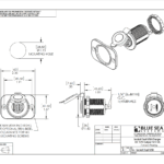 Blue Sea USB Inbouw met cover