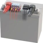 Blue Sea Systems Zekeringhouder Dubbele Poolaansluiting M10 + en –