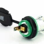 Inbouwcontact max. 20A 2 polig