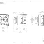 Hoofdstroomschakelaar 300A Blue Sea – Dual Circuit