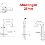 Kabeldoorvoeren RVS 316 19-49mm