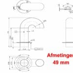 Kabeldoorvoeren RVS 316 19-49mm