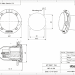 Ratio Walstroom Inlet MP16-10-K Kunststof 16A