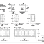 Mastervolt Rocker Inbouwframe – 6 Schakelaars
