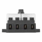 Standaard Steekzekeringhouder 4 polig – Single Row – Schroef lock