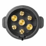 Stekker 7-Polig PVC – Vlakstekkerhuls Aansluiting