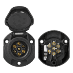 Stekkerdoos 7+1-polig PVC
