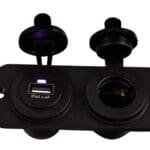 Talamex USB stopcontact 2.4A met 12V stopcontact