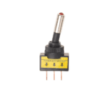 Tuimelschakelaar LED Rood 12V 20A