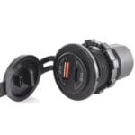 USB-laadcontactdoos 12V / 24V – 1x USB-A / 1x USBC – OP = OP