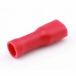 Vlakstekkerhuls geïsoleerd Rood of Blauw 4.8mm